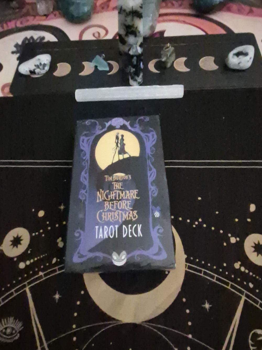 The Nightmare Before Christmas Tarot Deck - Black